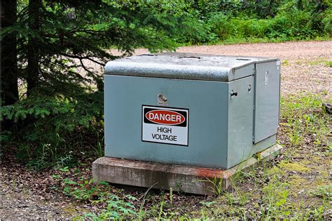 green metal box on street|large green electrical box.